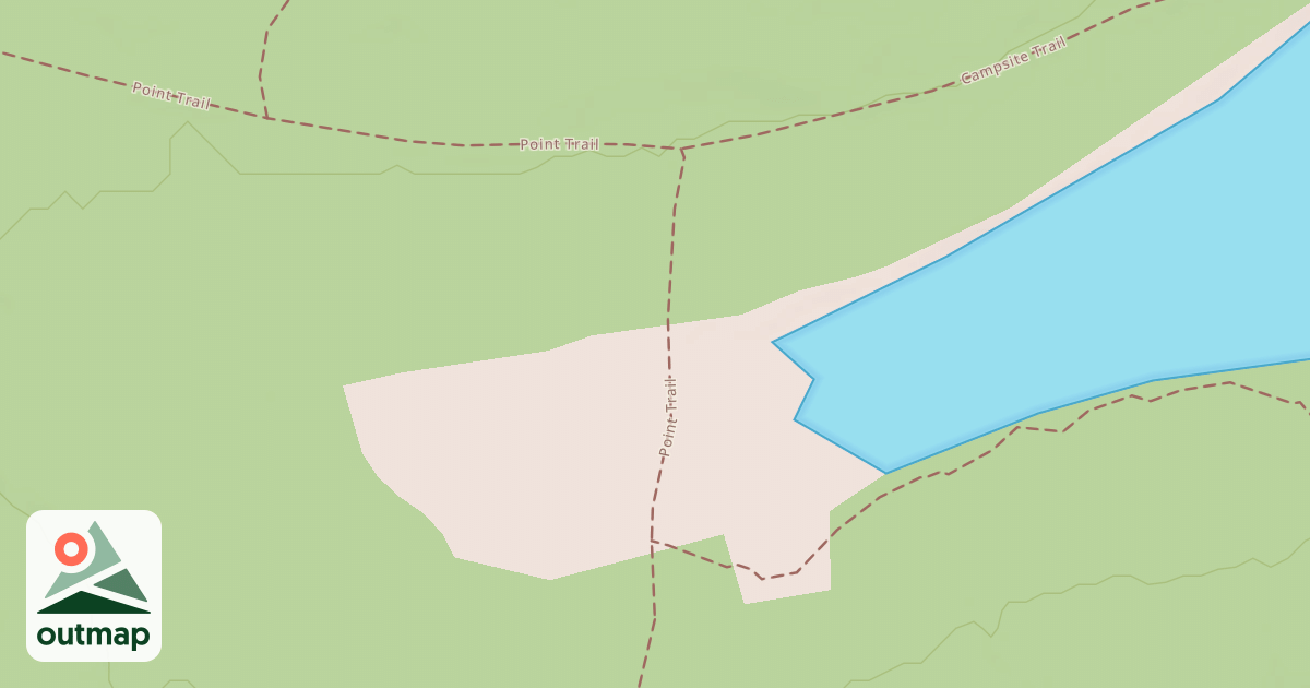 Map of Prince Gallitzin State Park Trails
