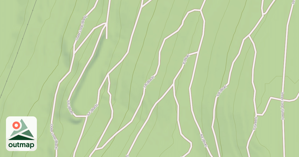 Map of Rock Run ATV Trails