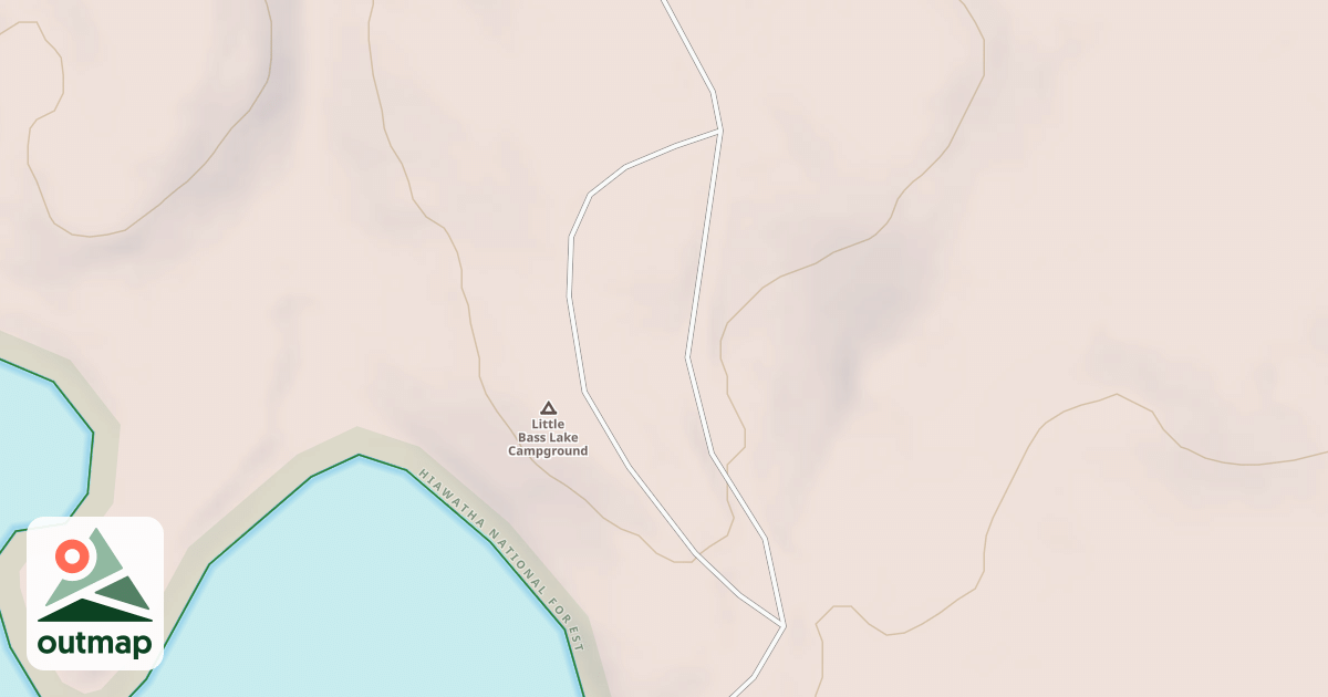 Map of LITTLE BASS LK CGRD SPUR A