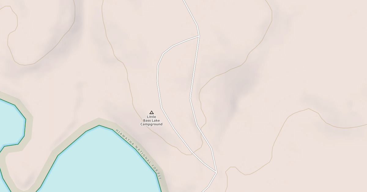Map preview of LITTLE BASS LK CGRD SPUR A