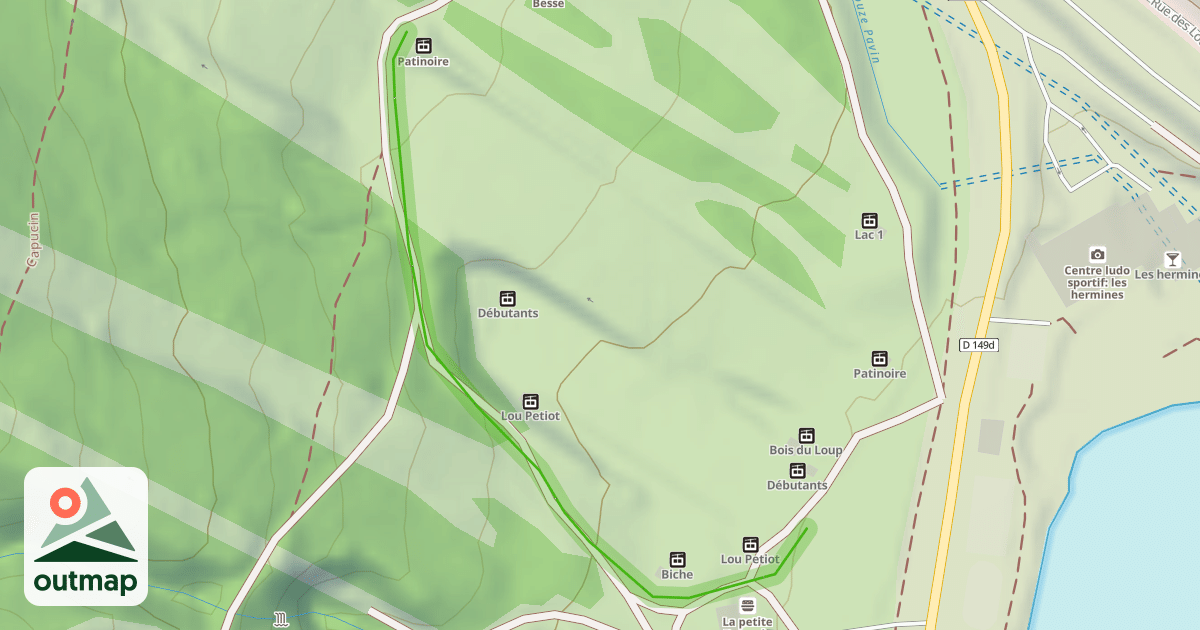 Map of Chant du loup