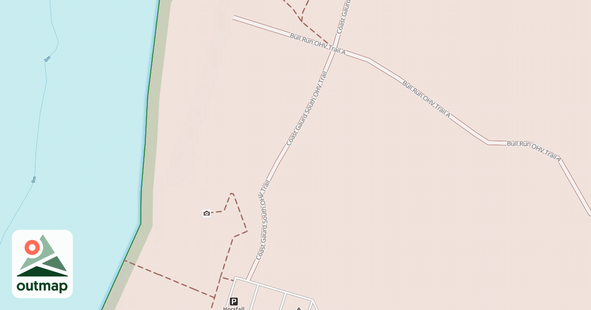 Map of Coast Guard - South Ohv Trail