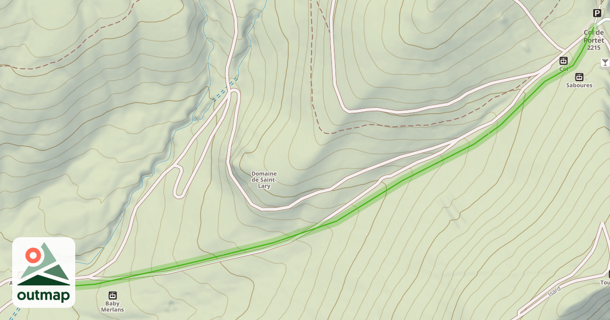 Map of Combe Saboures
