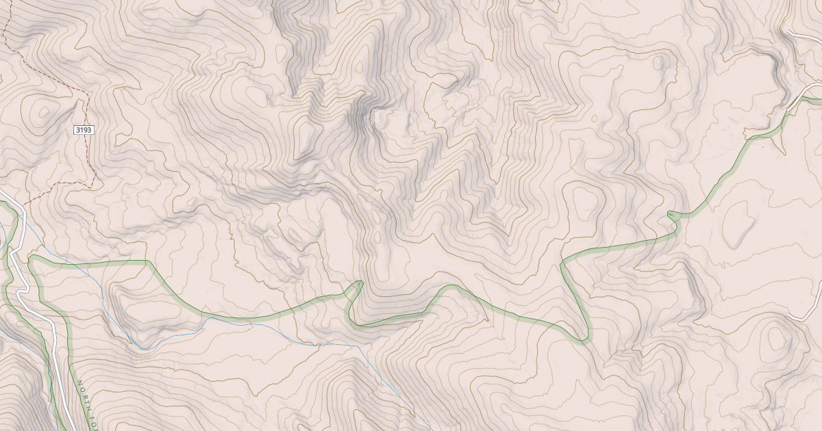 Map preview of Martin Creek