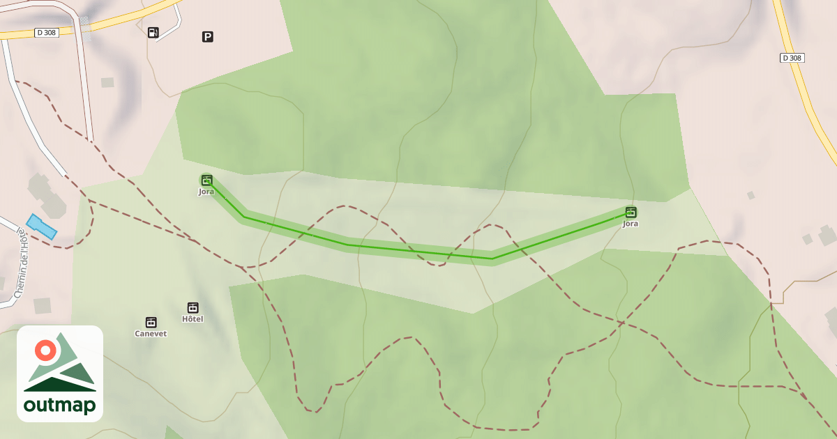Map of Jora