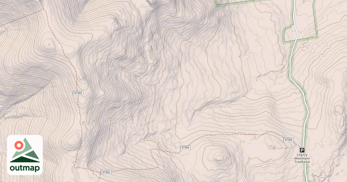 Map of Cherry Mtn Jeep