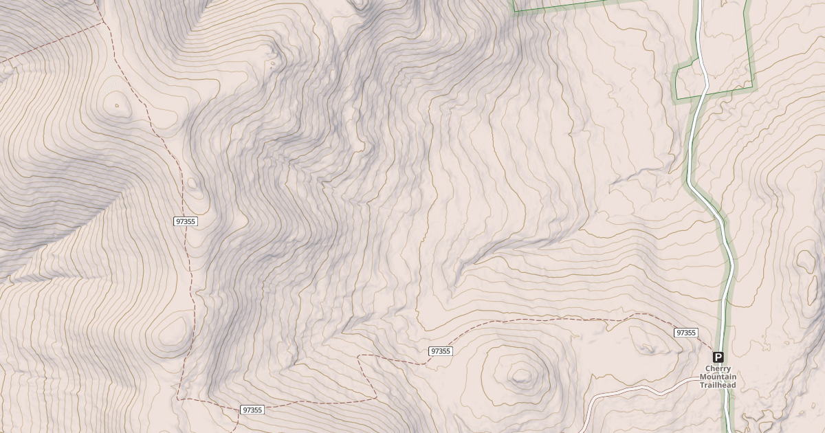 Map preview of Cherry Mtn Jeep