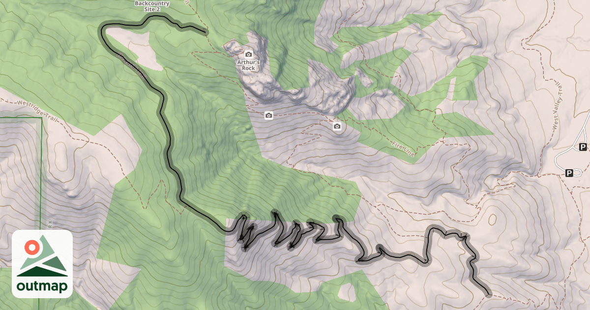 Map of Howard Trail