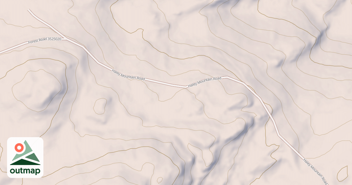 Map of HALEY MTN