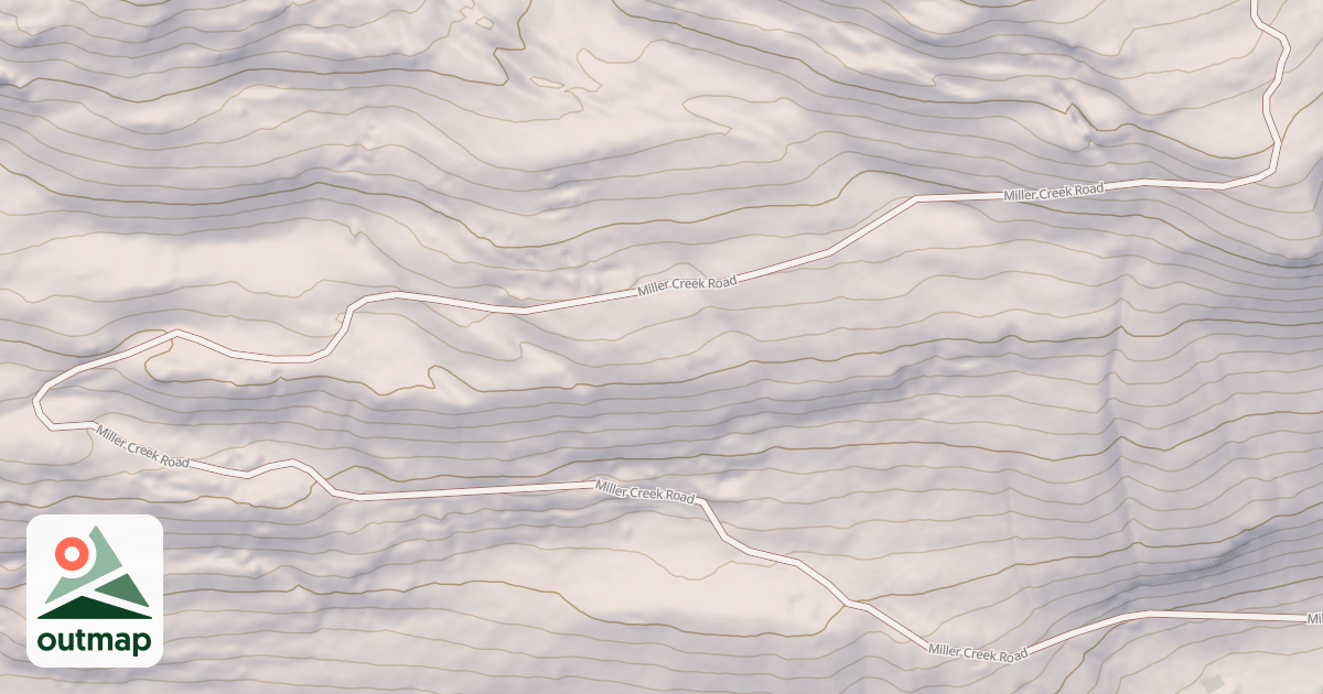 Map of MILLER CREEK
