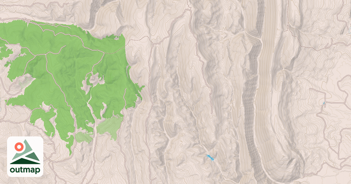 Map of EAST FORK POLE CREEK