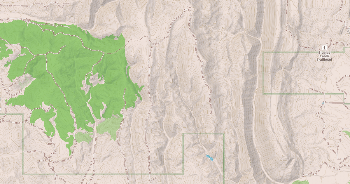 Map preview of EAST FORK POLE CREEK