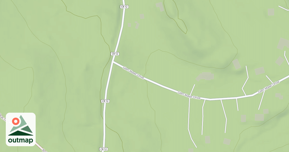 Map of GLEN MAWR RD