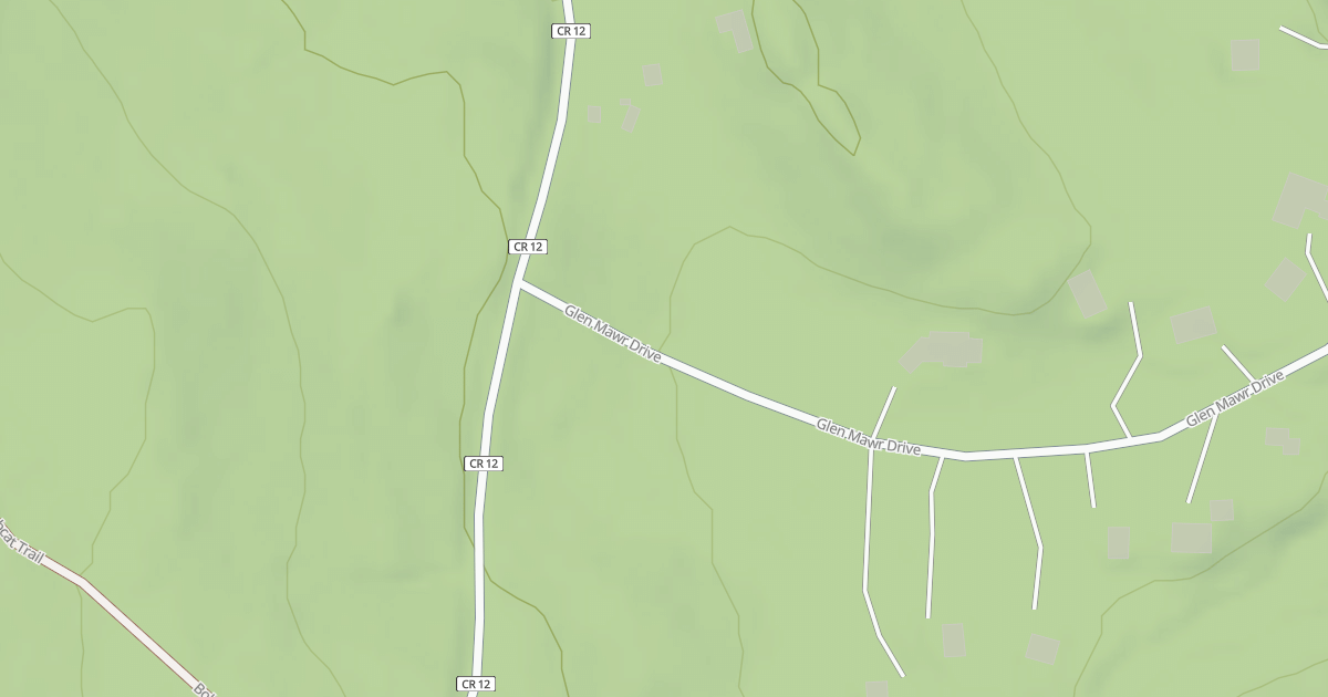 Map preview of GLEN MAWR RD