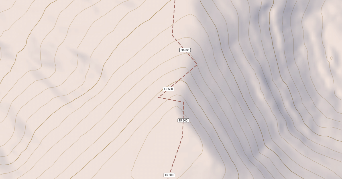 Map preview of Mule Mountain