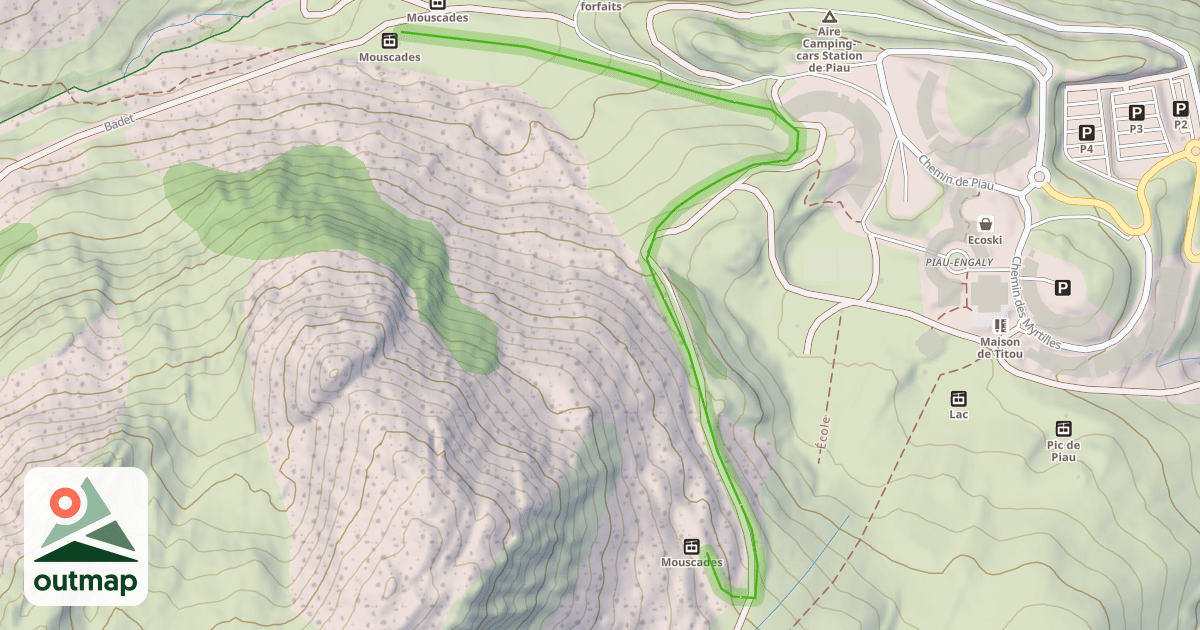Map of Isards