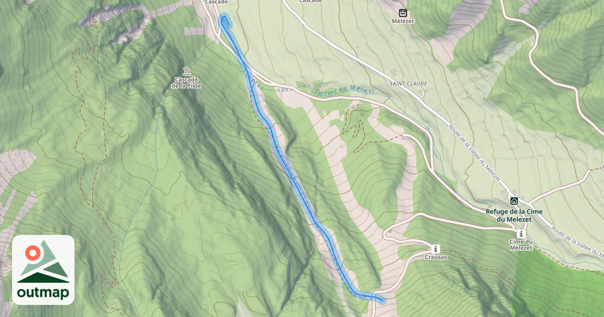Map of Bambouisson