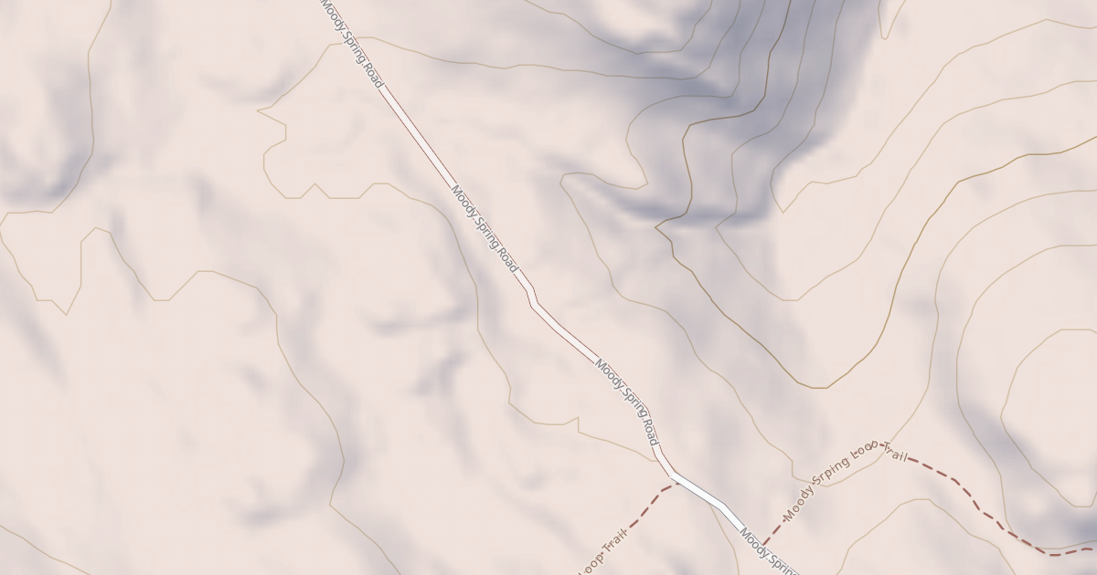 Map preview of Moody Spring Road