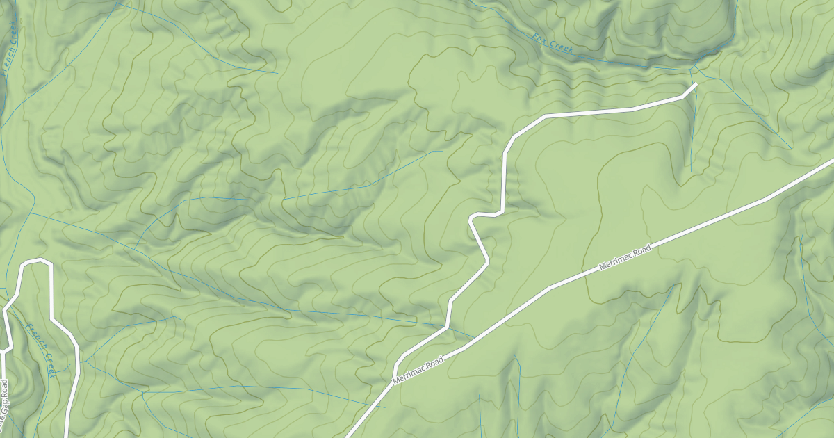 Map preview of PULGA-MERRIMAC SPUR A