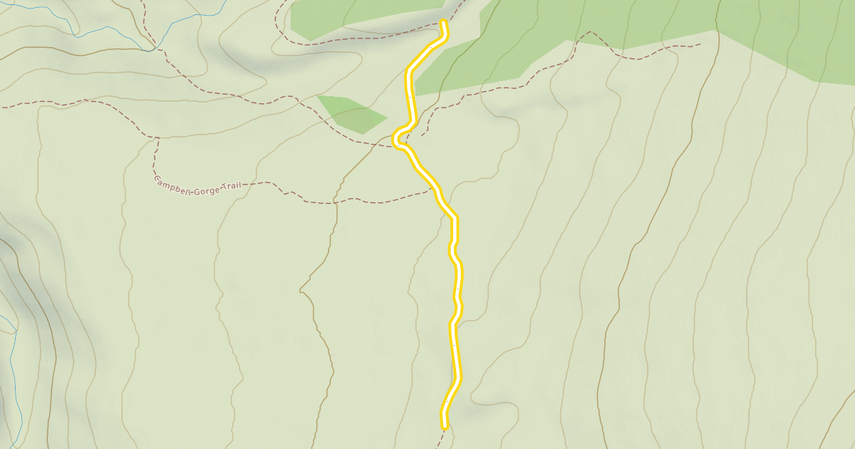 Map preview of Middle Fork Trail