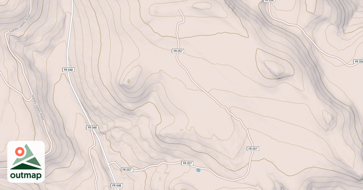 Map of USFS Motor Vehicle Use Map Roads {48E0B7CF-9717-4942-9DB5-DCC8AD678C5F}