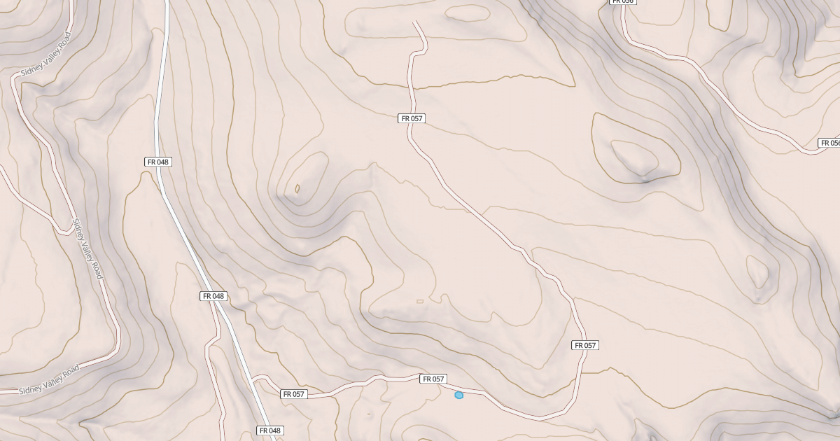 Map preview of USFS Motor Vehicle Use Map Roads {48E0B7CF-9717-4942-9DB5-DCC8AD678C5F}