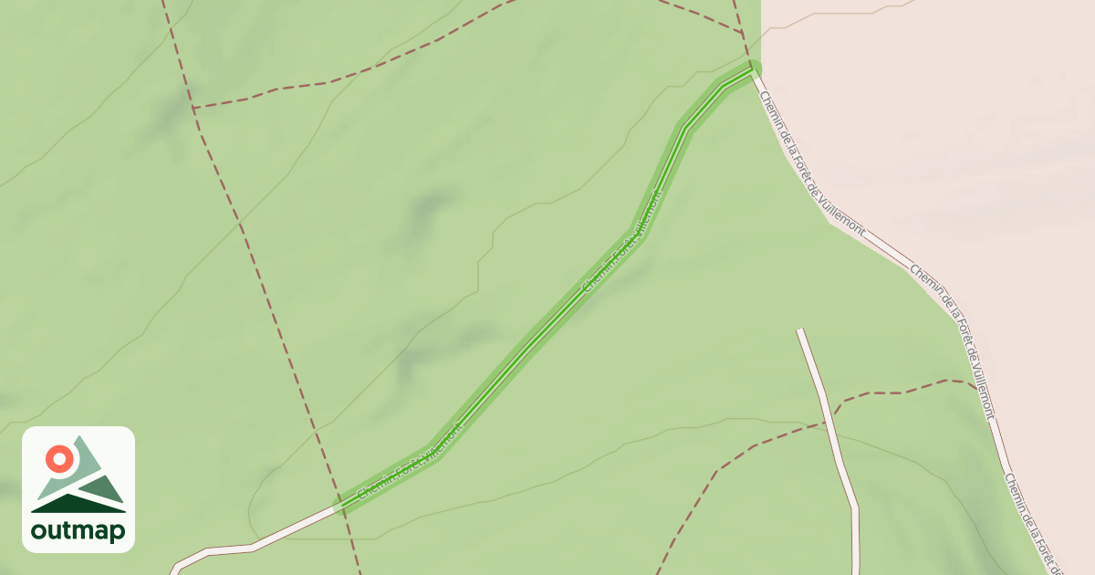 Map of Chemin Forêt Villemont