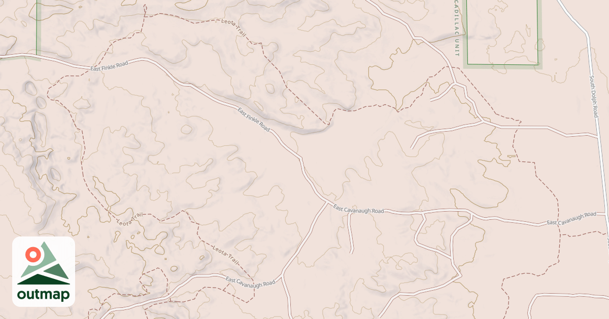Map of Leota Trail