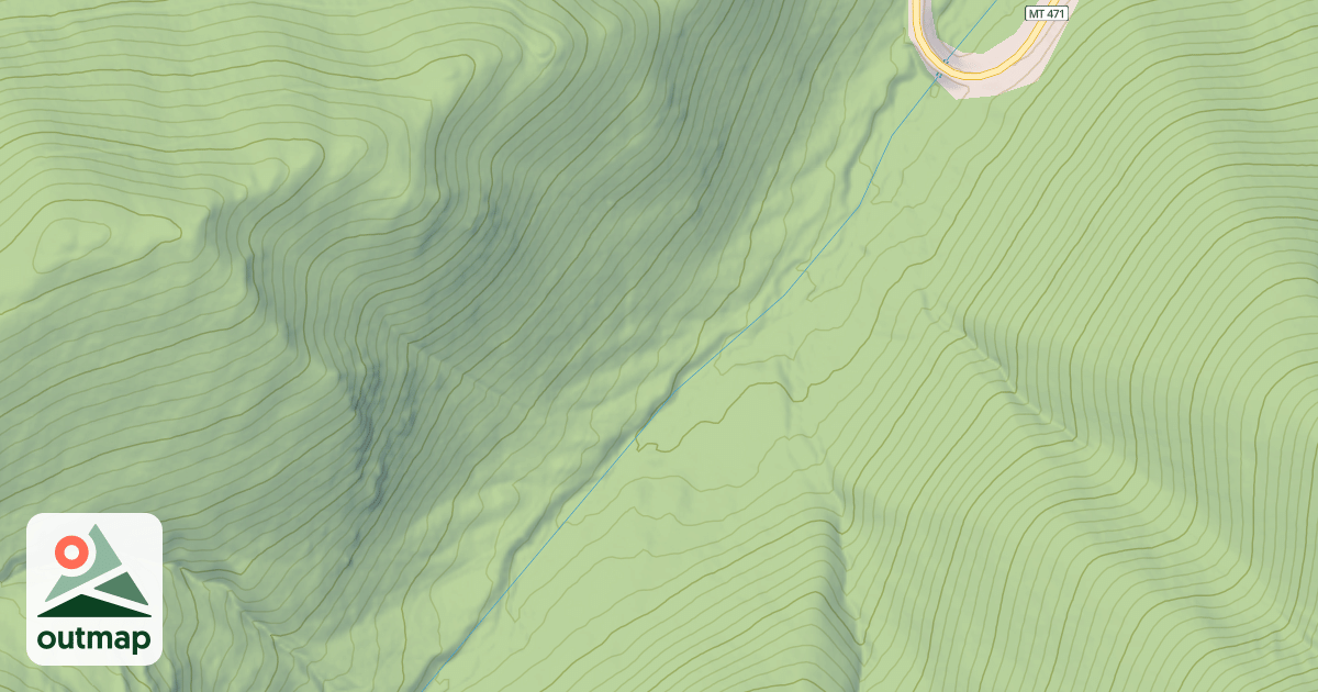 Map of GLIDDEN CREEK
