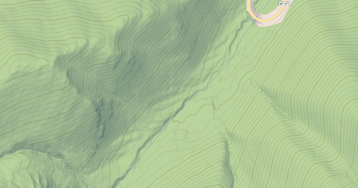 Map preview of GLIDDEN CREEK