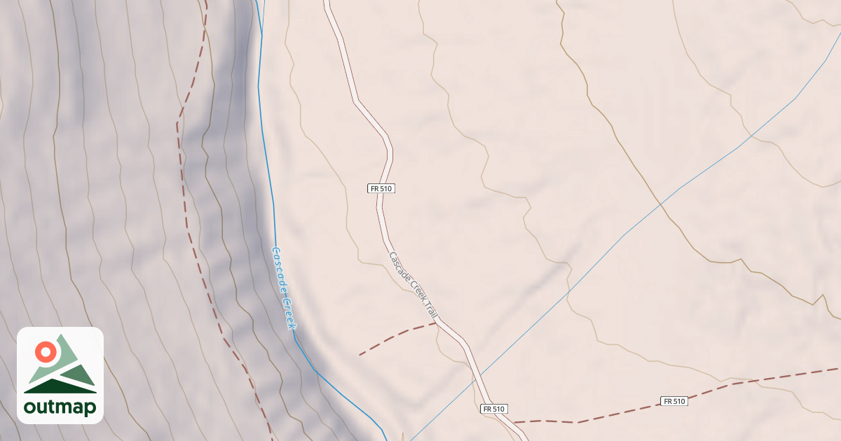 Map of Cascade Creek