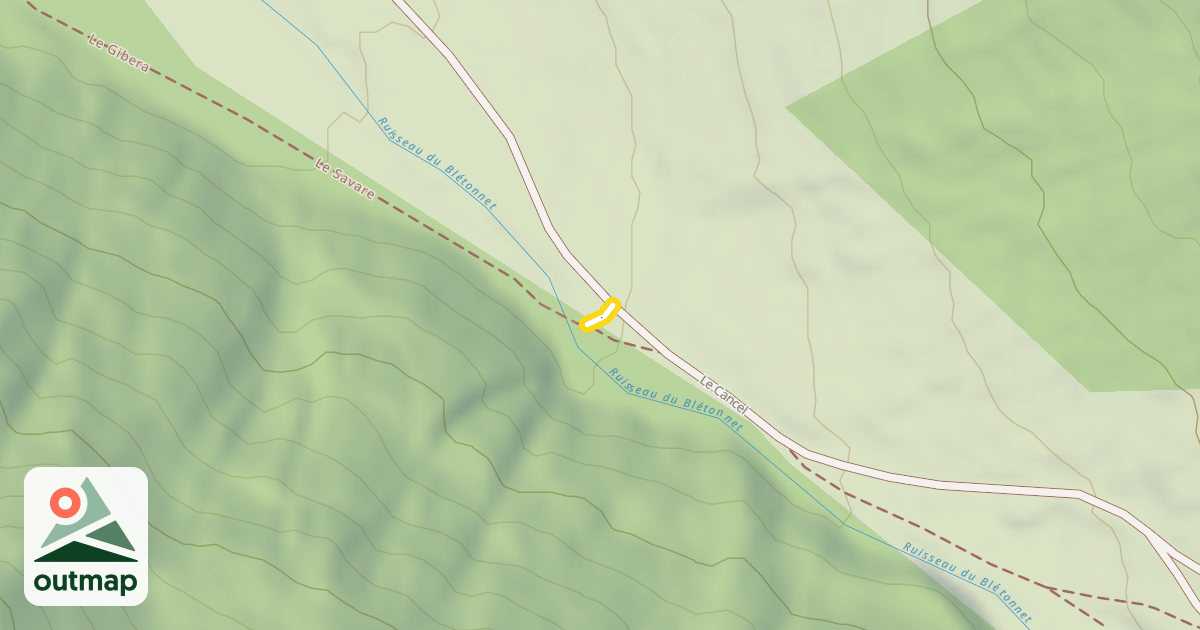 Map of Le Savare