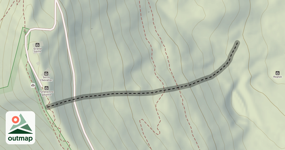 Map of Mur Chevalier