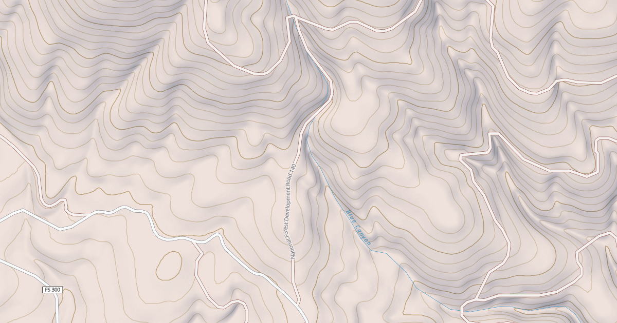 Map preview of USFS National Forest System Roads {90858543-2349-4BD4-B44F-846F8051701E}