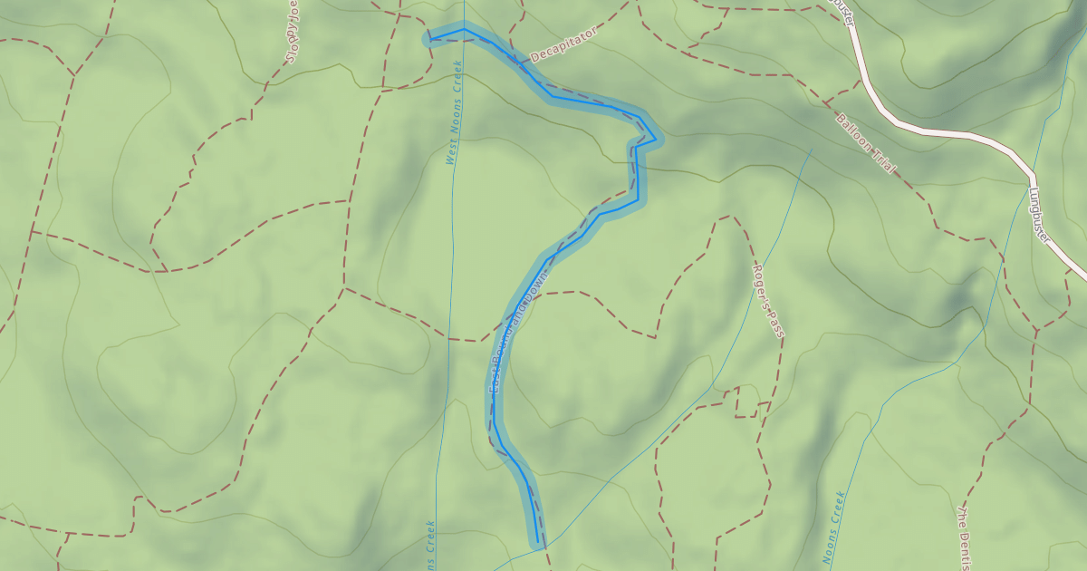 Map preview of East Bound and Down
