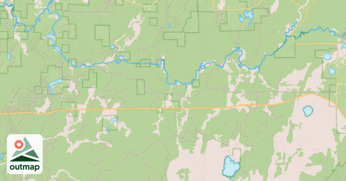 Map of Flambeau Atv 101