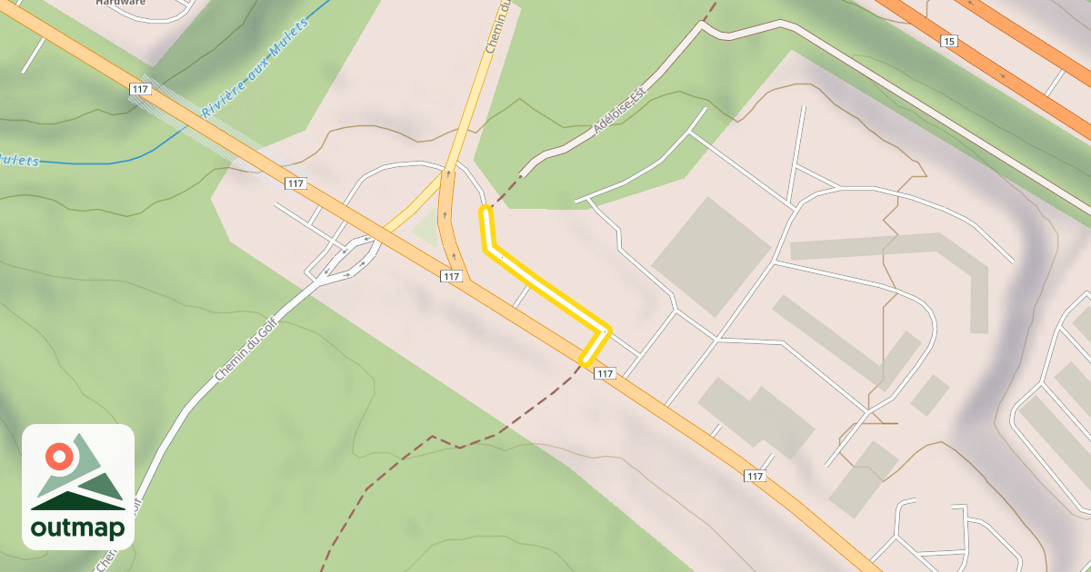 Map of Adéloise-Est