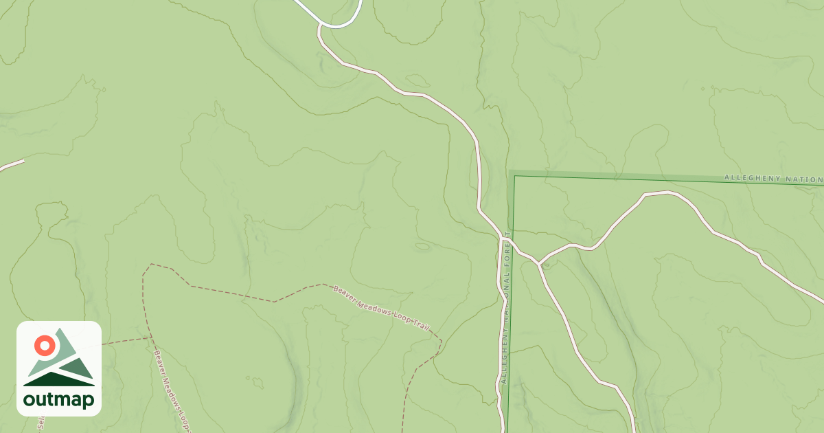 Map of SLATER RUN - B