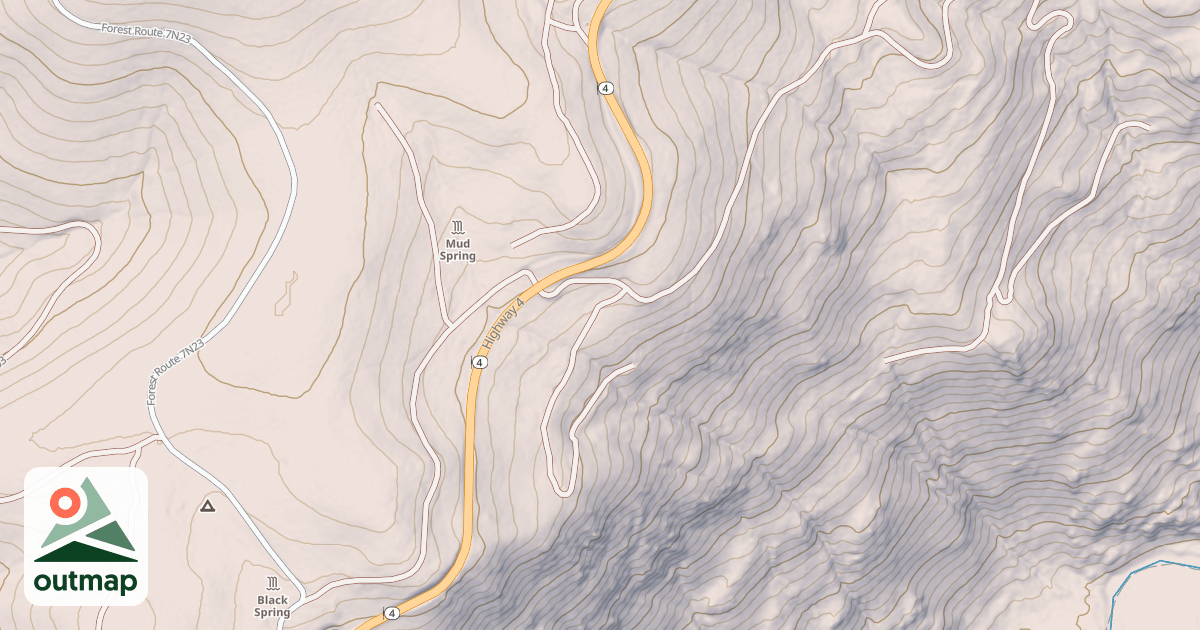 Map of USFS Motor Vehicle Use Map Roads {65920AD6-8D3A-43BE-A06C-72BA7E7D003B}