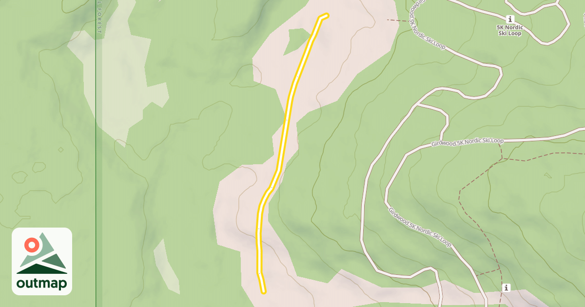 Map of Stumpy's Upper Trail
