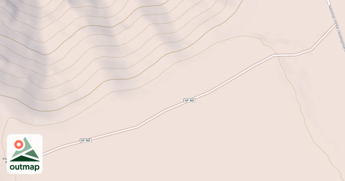 Map of USFS Motor Vehicle Use Map Roads {BA54F46F-572B-4F08-9998-F0594AFFCEA7}
