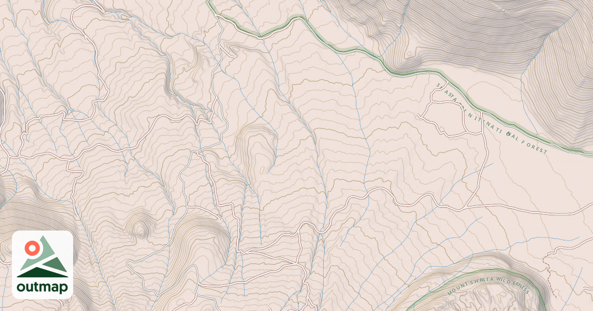 Map of ANDESITE LOGGING