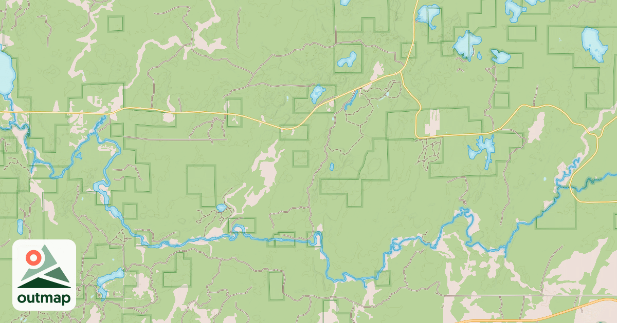 Map of Flambeau Atv 111