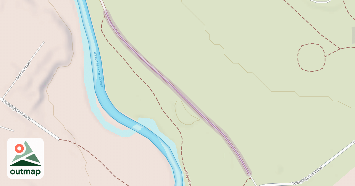Map of Green Ribbon Trail
