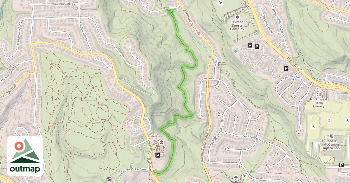 Map of Sierra Vista Connector
