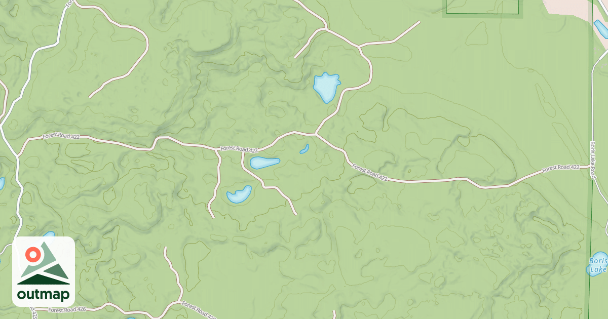 Map of FR 422