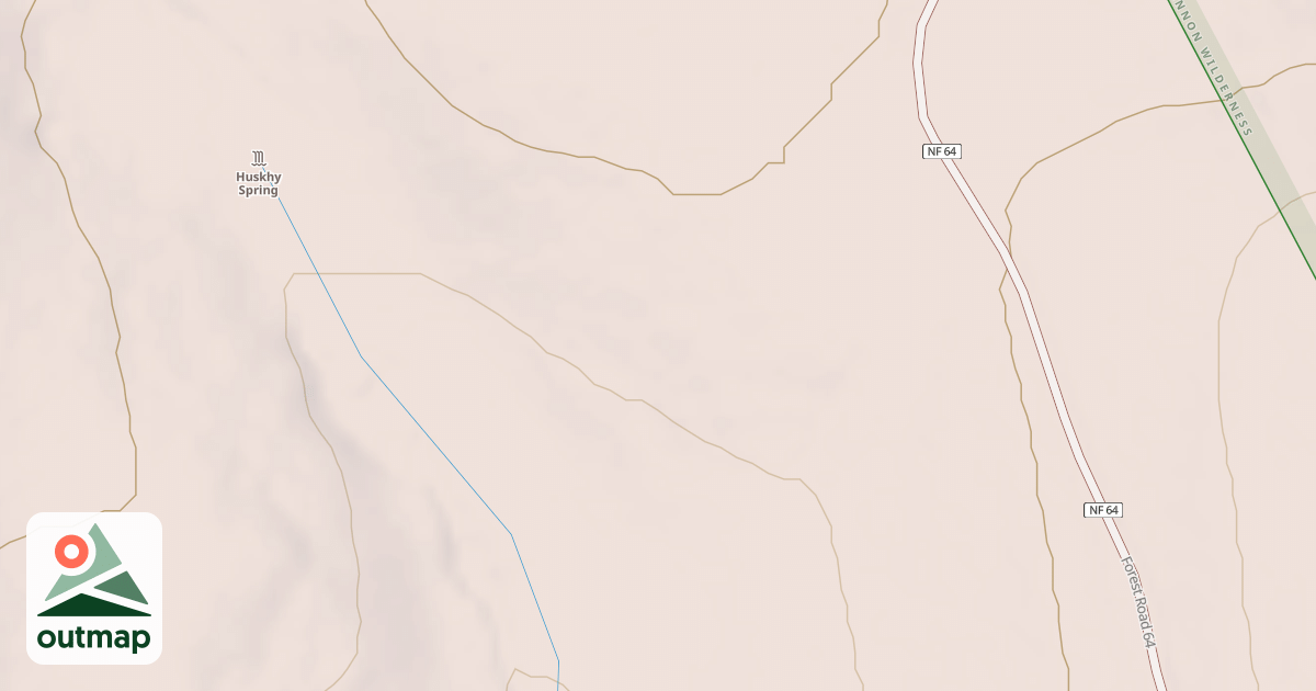 Map of HUSKY SPRING