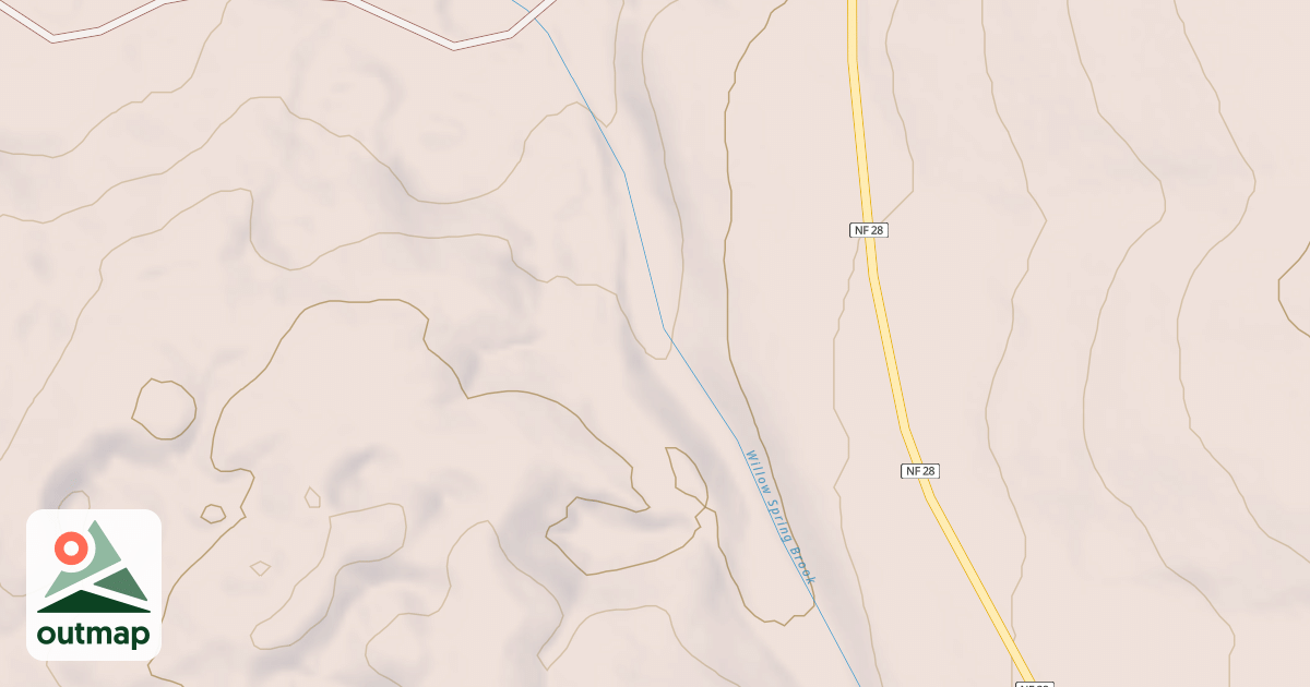 Map of USFS National Forest System Roads {2F1FE396-4712-48B0-B580-248EF261ED47}