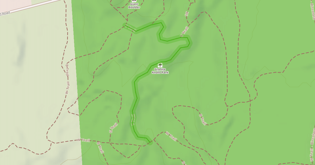 Map preview of Y Trail