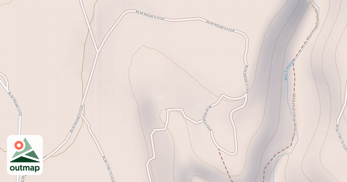 Map of BLM National GTLF Public Motorized Roads c2049136-e30f-4da5-9e4f-eb47c2869dc6